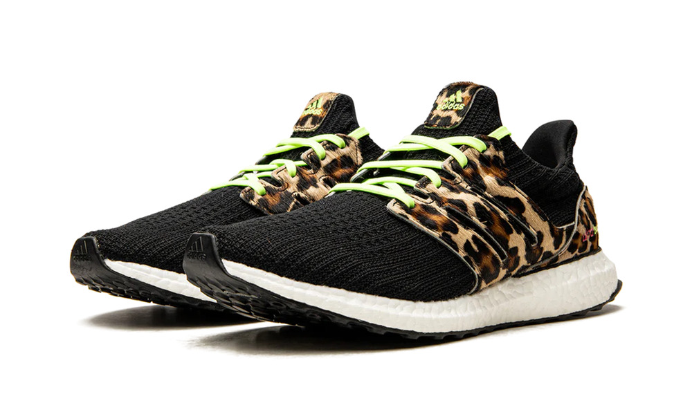 Adidas Ultraboost DNA Men's US 12 Black White Leopard Retro Runner Comfort
